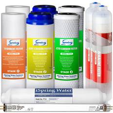 iSpring Water Systems F10KU 1-Year Replacement Cartridge Pack Set 7-Stage Mineral UV Reverse Osmosis