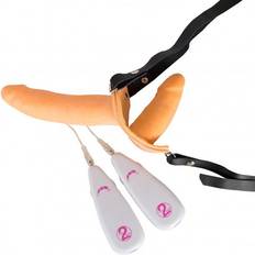 Latex Strap-Ons Sex Toys You2Toys Realistic Remote Control Strap-On Duo