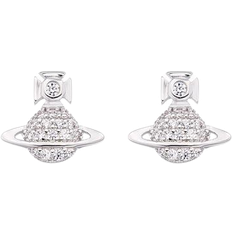 Vivienne Westwood Tamia Earrings - Silver/Transparent