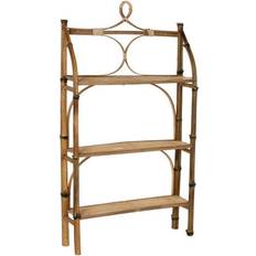 Bamboo Book Shelves Dkd Home Decor Natural Rattan Bamboo 3 Book Shelf