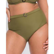 Curvy Kate Retro Sun High Waist Bikini Brief Olive