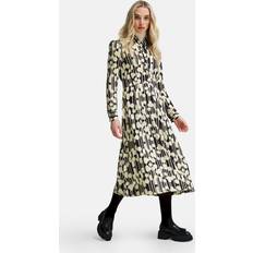 Regatta Orla Kiely Maxi Shirt Dress Reflected Trees - Black