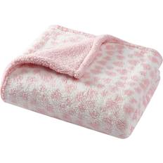 Betsey Johnson Ombre The Hearts Sherpa Blankets Pink