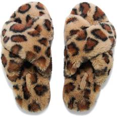 Flip*Flop Damen crossfur Leo Hausschuh, Toast