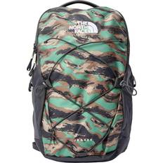 The North Face Brands Jester Deep Grass Green Painted Camo Print Asphalt Grey Khaki