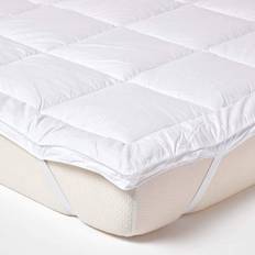 Homescapes Pure Mulberry Silk Blend Mattress Cover White (200x180cm)