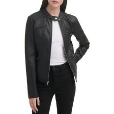 Guess Faux Leather Racer Jacket