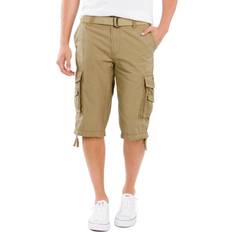 Unionbay Men's Cordova Belted Cargo Short Messenger Grain