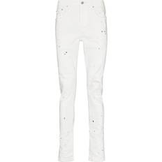 Purple Brand Men's Paint Blowout Skinny Jeans - Optic White