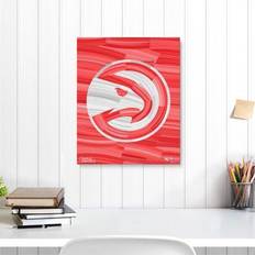 Plastic Wall Decor "Atlanta Hawks 16"" 20"" Embellished Print Turano Wall Decor