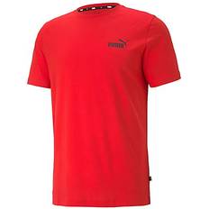 Men - Red T-shirts & Tank Tops Puma Essentials Small Logo Tee - High Risk Red