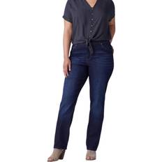 Lee Women's Stretch Relaxed Fit Straight Leg Jeans