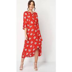 Roman Floral Knot Waist Maxi Dress