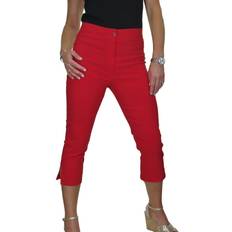 Slim Cropped Stretch Trousers