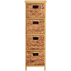 Premier Housewares 4 Basket Drawers Natural Water Storage Unit