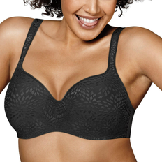 Playtex Amazing Shape Balconette Underwire Bra - Black Jacquard