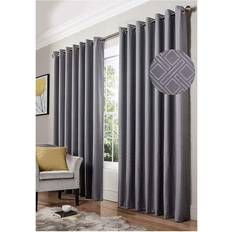 Polyester Curtains & Accessories Blackout Curtains Eyelet Ring Top