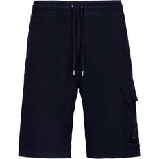 C.P. Company Light Fleece Shorts - Total Eclipse/Blue