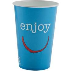 Huhtamaki Enjoy Paper Cold Cups 455ml 16oz Pack of 1000 [CM578]