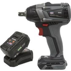 Loops 20V 300Nm Cordless Brushless Impact Wrench & 1x Li-Ion Battery 1/2" Square Drive