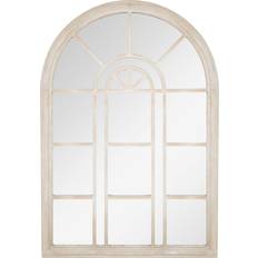 La Hacienda Aston & Antique White Arch Garden Wall Mirror