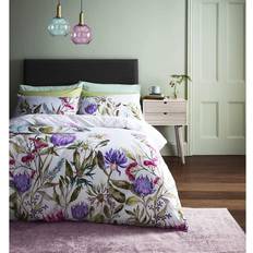 Fortazela Violet Single 220TC 100% Cotton Duvet Cover Set Bed