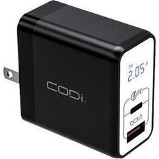 Codi Wall Charger Usb-C Pd 30W,Usb-A 3.0 Quick Charge