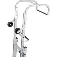 Loops 17 15 Rung Roof Ladder & Ridge Safety Hook Double Section 7.9m max Grip Steps