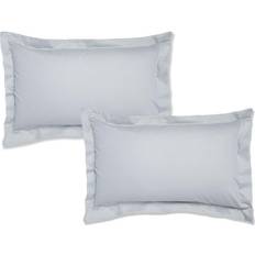 Bianca Cotton Percale 200 Thread Count Pillow Case Grey