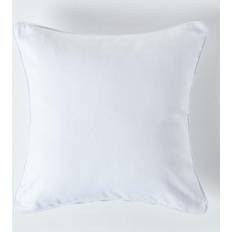 Homescapes Cotton Cushion Cover White