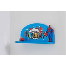 Pink Shelfs Kid's Room Birlea Marvel Spider-Man Shelf, Blue