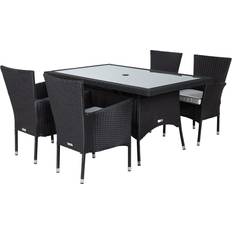 White Patio Dining Sets Rattan Direct Cambridge 4 Patio Dining Set