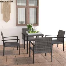 vidaXL 5 Patio Dining Set