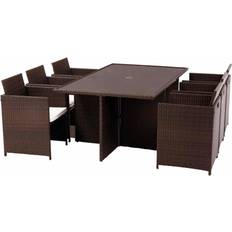 Blue Patio Dining Sets Royalcraft Amir Nevada Cube Patio Dining Set