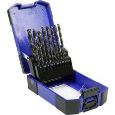 Loops 19 Piece hss Tri-Point M2 Drill Bit Set 1mm to 10mm Sizes Self-Centring Tip