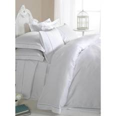 Egyptian Cotton Bed Sheets Dorchester 1000 Thread Count Bed Sheet White (274x264cm)