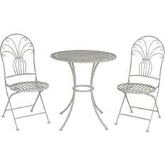 Garden & Outdoor Furniture GlamHaus Garden Shabby Chic Bistro Set