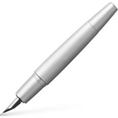 Silver Fountain Pens Faber-Castell E-motion M Fountain Pen Pure Silver,148670