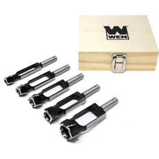 Wen 5-Piece and Deep Plug Cutter Drill Bit Set with Carrying Case