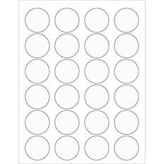 Tape Logic Box Partners LL231CL 1.63 Clear Circle Laser Labels