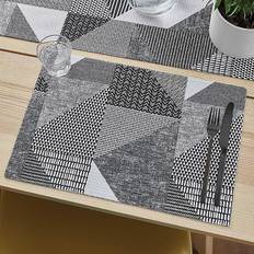 Catherine Lansfield Larrson Set Place Mat Grey