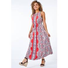 Roman Petite Paisley Halterneck Maxi Dress