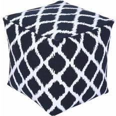 Homescapes Small Ikat Pouffe 40cm