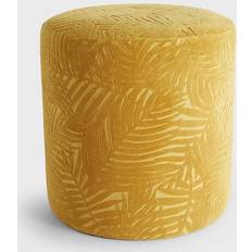 BTFY Velvet â Mustard Foot Stool