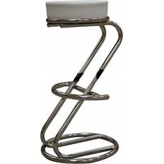 Cream Z Shaped Bar Stool