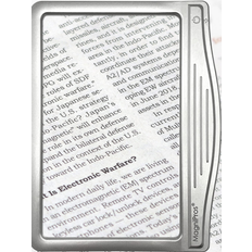 MagniPros 3X Large Ultra Bright LED Page Magnifier with 12 Anti-Glare Dimmable LEDs