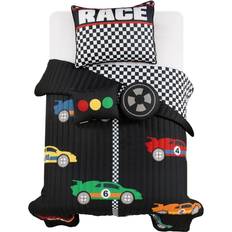 Lush Decor Racing Cars 4 Piece Set