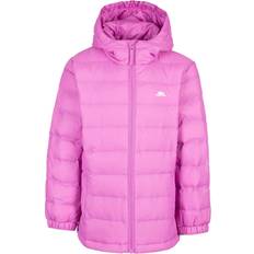 Padded Rain Jackets Children's Clothing Trespass Girl's Naive Rain Jacket - Plum