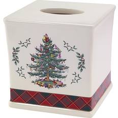 Spode Christmas Tree Tartan Tissue Box Cover