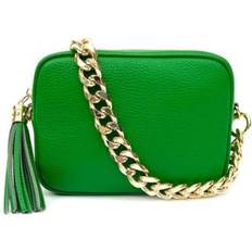Apatchy London Leather Crossbody Bag With Chunky Chain Strap